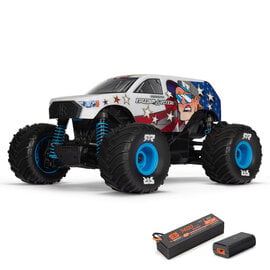 Arrma ARA2130FF  1/16 FREEDOM FLYER GROM 4X4 RTR Brushed Monster Truck (Battery & Charger Included), White