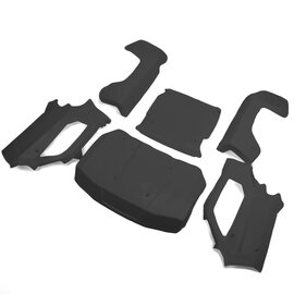 TLR / Team Losi LOS-4000  Body Set, Complete, Black: 5IVE-T 3.0