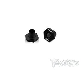 T-Works TE-231-X423-C  T-Works 6mm Bearing Wheel Hub Axle +0.5mm (Xray X4 2023) 2pcs.