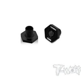 T-Works TE-231-X423-C  T-Works 6mm Bearing Wheel Hub Axle +0.5mm (Xray X4 2023) 2pcs.