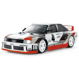 Tamiya TAM47511  TT-02 Audi 90 Quattro Racing 4WD Electric Touring Car Kit w/Pre-Painted Body (Red/White) (Limited Edition)