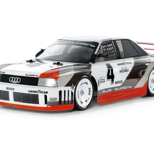 Tamiya TAM47511  TT-02 Audi 90 Quattro Racing 4WD Electric Touring Car Kit w/Pre-Painted Body (Red/White) (Limited Edition)