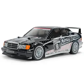 Tamiya TAM47525  TT-02 91' Mercedes-Benz 190 E 2.5-16 EVO II 4WD Electric Touring Car (Limited Edition) (TT-02) (Painted Body)