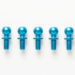 Tamiya TAM53906  Blue 5x5mm Alum Hex Head Ball Connector (5) OP-906