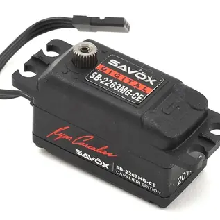 Savox SB2263MG-CE  Ryan Cavalieri Low Profile Brushless Servo, .076sec / 138.9oz @ 6V