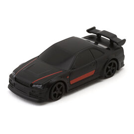 TRJ-C74  C74 1/76 RTR Electric 2WD Micro On-Road RC Car (Black) w/2.4GHz Radio & Battery
