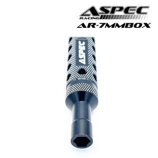 ASPEC Racing AR-7MMBOX ASPEC Racing Aluminum 1-Piece Socket Driver (7.0mm)