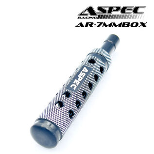 ASPEC Racing AR-7MMBOX ASPEC Racing Aluminum 1-Piece Socket Driver (7.0mm)