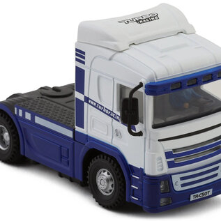 TRJ-C50-WH  C-50 1/76 RTR Electric 4WD Micro Semi Truck (White) w/10CH 2.4GHz Radio & Battery