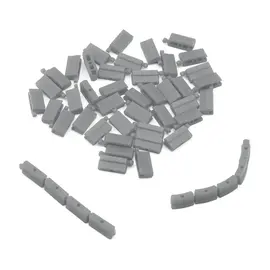 TRJ760074  Micro RC Track Mat Fence Set (Grey) (50Pcs)