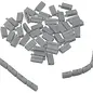 TRJ760074  Micro RC Track Mat Fence Set (Grey) (50Pcs)