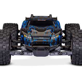 Traxxas TRA67464-4-BLUE  Rustler 4X4 BL-3S HD Blue