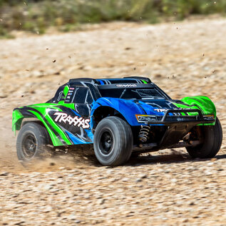 Traxxas TRA68454-4-GRN  Slash 4X4 VX3 BL Green