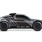 Traxxas TRA10876-BLK  Black Front Mini Rally Wheels w/ Slick Tires (Hard) (2)