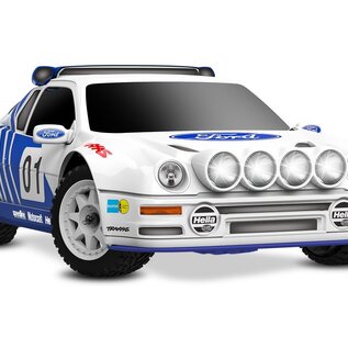 Traxxas TRA10874  White Mini Rally Wheels with Rally Tires (4)