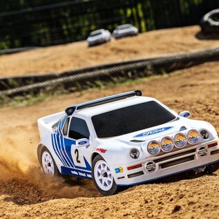 Traxxas TRA10874  White Mini Rally Wheels with Rally Tires (4)