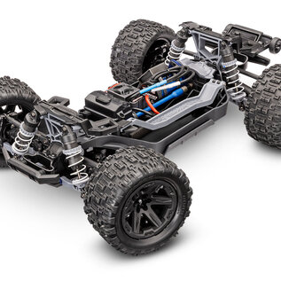 Traxxas TRA67464-4-BLUE  Rustler 4X4 BL-3S HD Blue