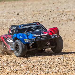 Traxxas TRA68454-4-RED  Slash 4X4 VX3 BL Red