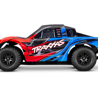 Traxxas TRA68454-4-RED  Slash 4X4 VX3 BL Red