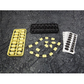 HPI HPI161411  nano-TTR Curb Set - Black and Yellow
