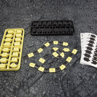 HPI HPI161411  nano-TTR Curb Set - Black and Yellow