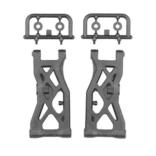 Team Associated ASC92625  RC10B84 FT Carbon Front Suspension Arms, 73mm