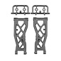 Team Associated ASC92611  RC10T84 FT Carbon Front Suspension Arms, 88.5mm