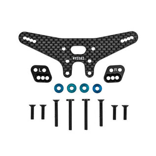 Team Associated ASC92582  RC10B7.1 FT Gull Dropper And Rear Shock Tower Conversion Set, -2mm