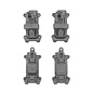 Team Associated ASC92512  RC10B84 FT Carbon Front Suspension Arms