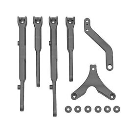 Team Associated ASC92504  RC10B84 FT Carbon Chassis Braces