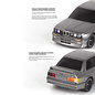 HPI HPI160991  Nano-TTR 1989 BMW M3 E30 Ravaglia - Dark Silver