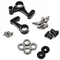 J Concepts JCO5325-2  RC10 Gen2 Aluminum Steering Bellcrank Set (Black)