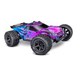 Traxxas TRA67464-4-PRPL  Rustler 4X4 BL-3S HD Purple