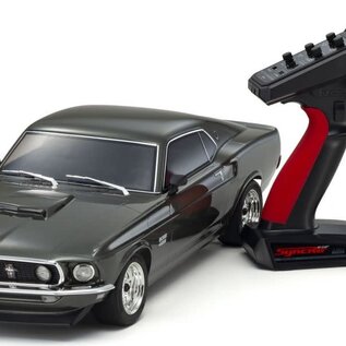 Kyosho KYO34437T1  FAZER Mk2 FZ02L Series readyset 1969 Ford Mustang Boss 429 Black Jade