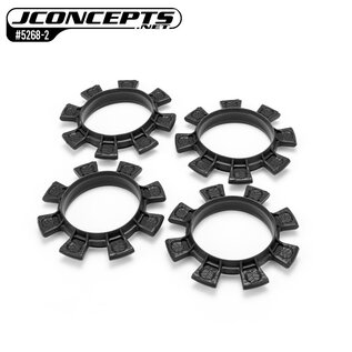 J Concepts JCO5268-2  Black MT Satellite Tire Rubber Bands (4)