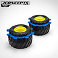 J Concepts JCO5268-2  Black MT Satellite Tire Rubber Bands (4)