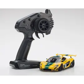 Kyosho KYO32375YG  MR-04 RWD Mini-Z Readyset w/McLaren P1 GTR Body (Yellow/Green) w/KT-531P 2.4GHz Radio