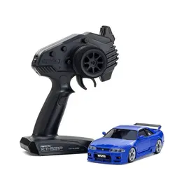 Kyosho KYO32658MB  MA-020 AWD Mini-Z ReadySet w/Nissan Skyline GT-R R34 V. Spec II Nur Body (Metallic Blue) w/KT-531P 2.4GHz Radio