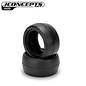 J Concepts JCO4095-06  Silent Rage 2.2' Silver Rear Tire (2)