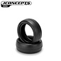 J Concepts JCO4094-06  Silent Rage 2.2' 2wd Silver Front Tire (2)