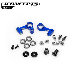 J Concepts JCO5301-1  Blue Alum Stealth Steering Bellcrank Set RC10 1989