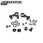 J Concepts JCO5301-2  Black Alum Stealth Steering Bellcrank Set RC10 1989