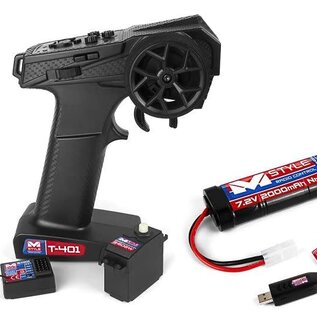 MRC Hobbies Products MSL542409 M-Style Radio Set (TX/RX), Servo, Battery and Charger