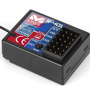 MRC Hobbies Products MSL542409 M-Style Radio Set (TX/RX), Servo, Battery and Charger