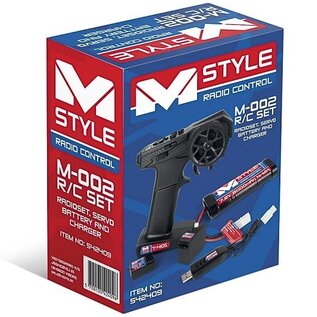 MRC Hobbies Products MSL542409 M-Style Radio Set (TX/RX), Servo, Battery and Charger