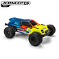 J Concepts JCO0694  P2 Clear Clipless Stadium Truck Body: Rustler