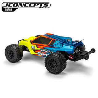 J Concepts JCO0694  P2 Clear Clipless Stadium Truck Body: Rustler