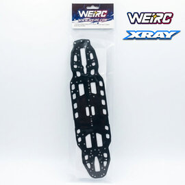 WeiRC WEI-DLCSCSET1.0-X426  WeiRC 1.0mm Spring Steel Chassis DLC Coating w/ Screws Set for Xray X4 2026