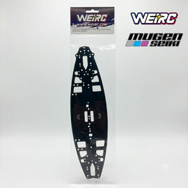 WeiRC WEI-DLCSCSET1.0-MTC3  WeiRC 1.0mm Spring Steel Chassis DLC Coating w/ Screws Set for Mugen Seiki MTC3