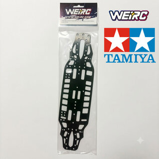 WeiRC WEI-DLCSCSET1.0-TRF421  WeiRC 1.0mm Spring Steel Chassis DLC Coating w/ Screws Set for TRF421